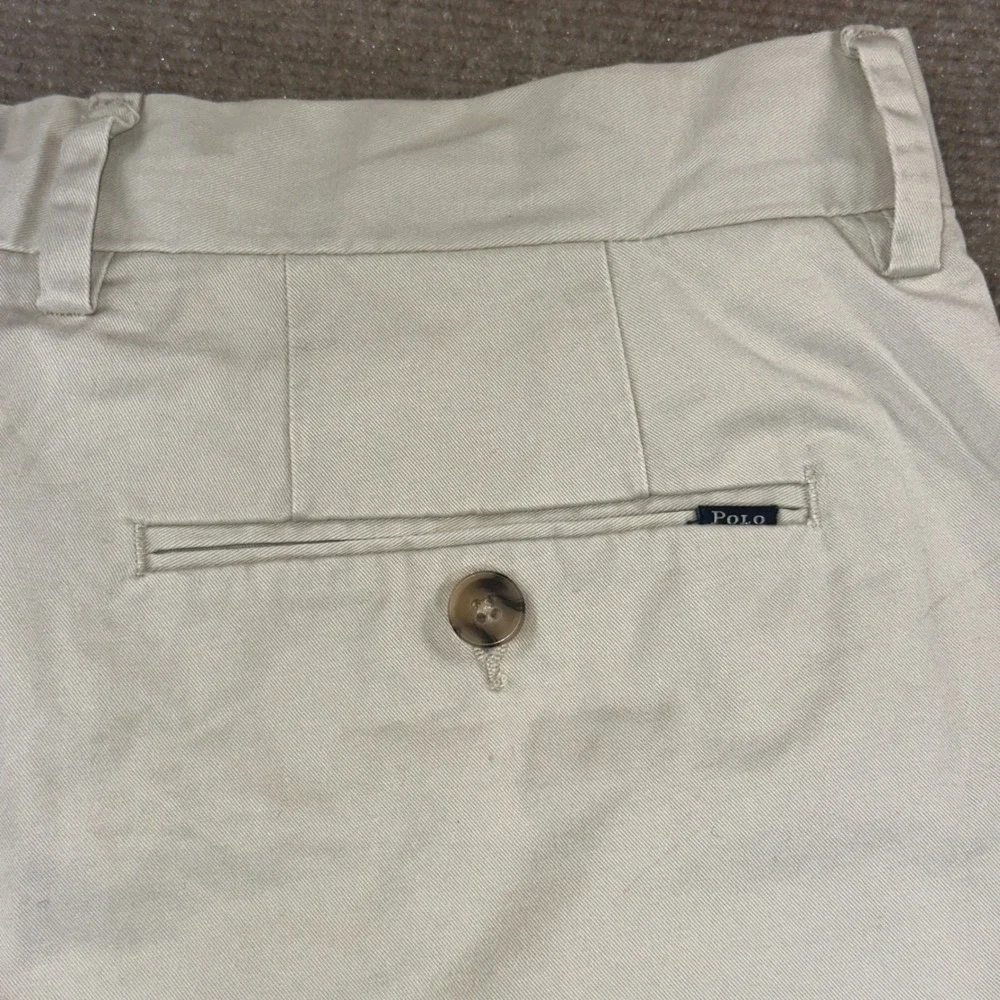 Polo Ralph Lauren Stretch Classic Fit Chino Shorts Mens 32 Khaki Tan Beige 9